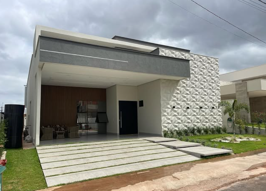 Execução de residência de alto padrão em condomínio fechado em Imperatriz - MA pela Adesenove Engenharia.